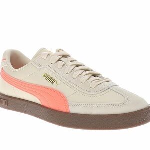 Puma Women's Cream and Coral Sneakers